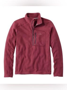 L.L. Bean Men's Trail Fleece, Quarter-Zip Large